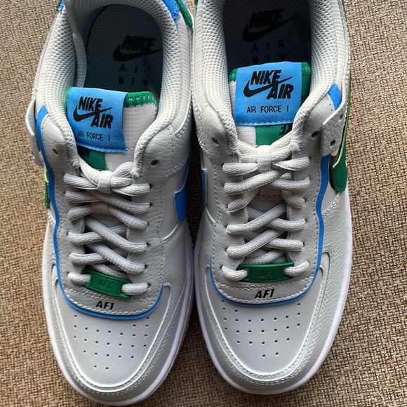 Nike Air Force 1 Shadow wmn grey/green CI0919-004 - Picture 7 of 8